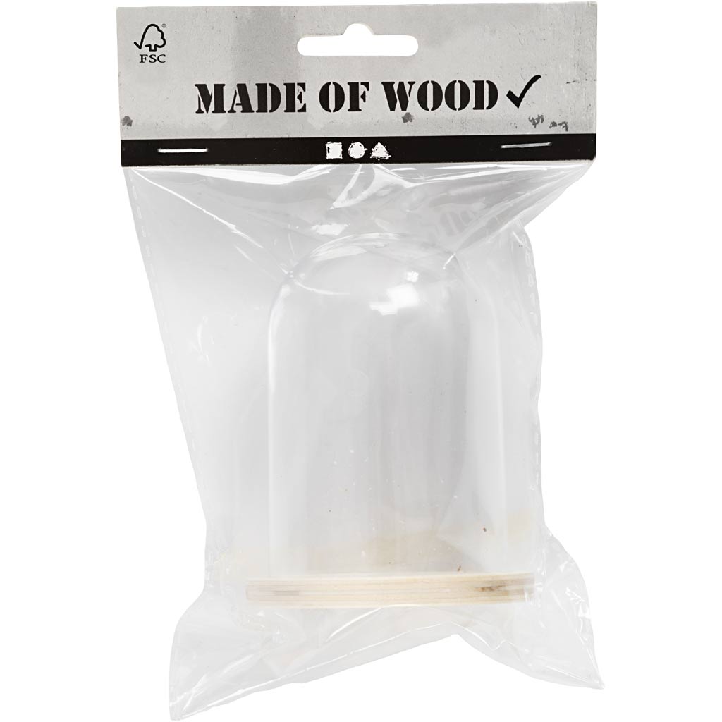 Kell puust alusel, H: 9,5 cm, diameeter. 6 cm, augu suurus 3 mm, 1 tk. - Image 2