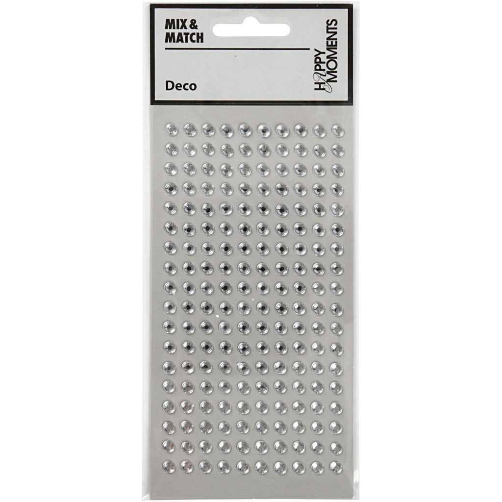 Strass, diameeter. 5 mm, hõbedane, 144 tk/ 1 pakk - Image 2