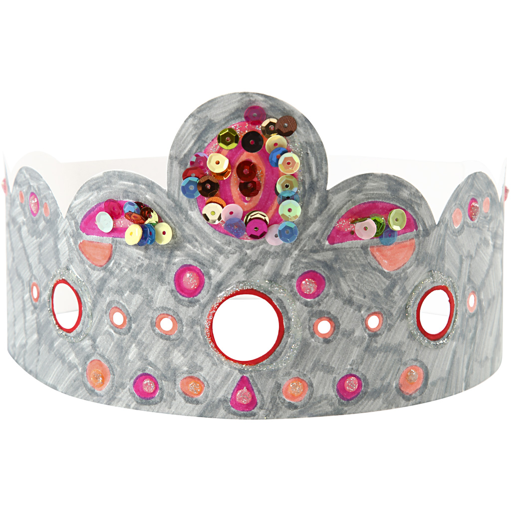 Kroonid, H: 10-16,5 cm, L: 60 cm, 230 g, valge, 50 tk/ 1 pakk - Image 5