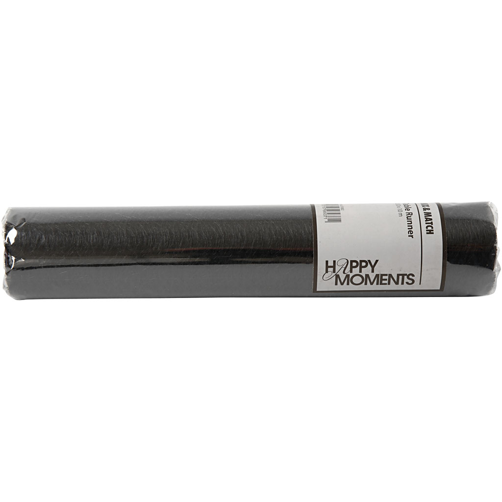 Lauajooks, laius 30 cm, must, 10 m/ 1 rull - Image 2