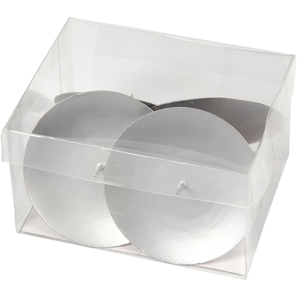 Küünlajalg, H: 6 cm, diameeter. 7 cm, 4 tk/ 1 pakk - Image 2