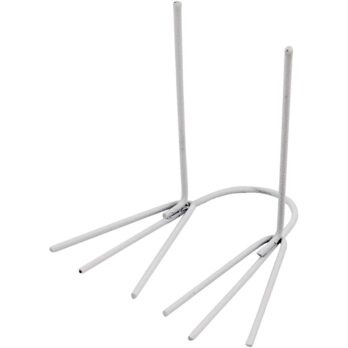 Kanajalad, K: 4,5 cm, L: 2,5 cm, valge, 20 paari/ 1 pakk