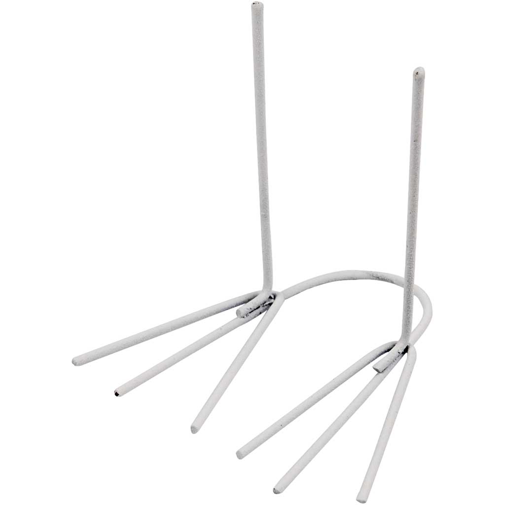 Kanajalad, K: 4,5 cm, L: 2,5 cm, valge, 20 paari/ 1 pakk