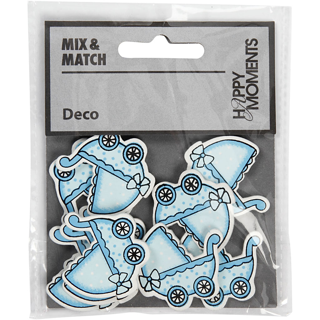 Lapsevanker, suurus 34x31 mm, paksus 1,7 mm, helesinine, 10 tk/ 1 pakk - Image 2