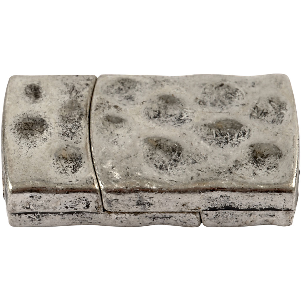 Magnetkinnitus, suurus 7x29 mm, augu suurus 3x10 mm, antiikhõbe, 1 tk - Image 5