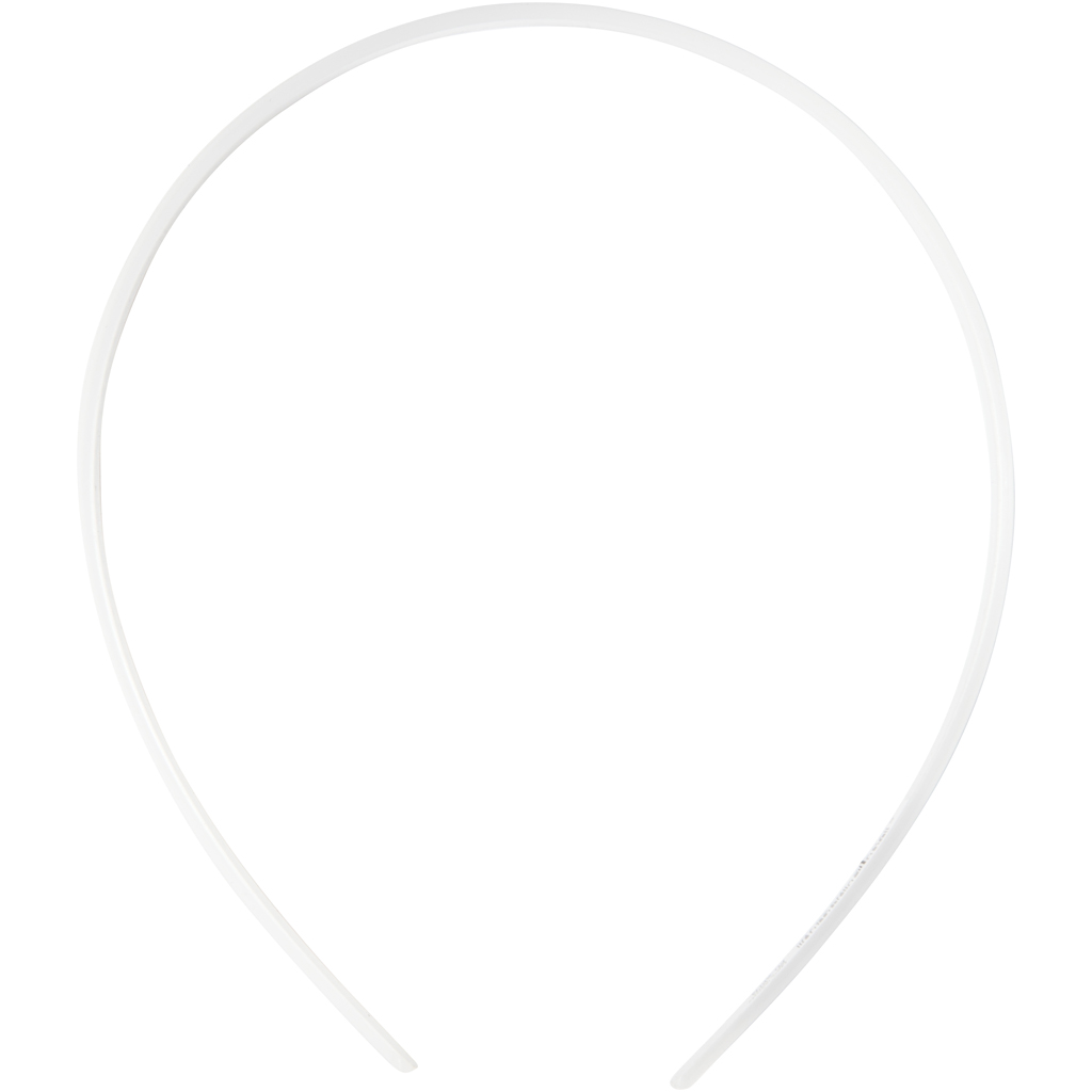 Juuksepaelad, W: 8 mm, valge, 5 tk/ 1 pakk - Image 4