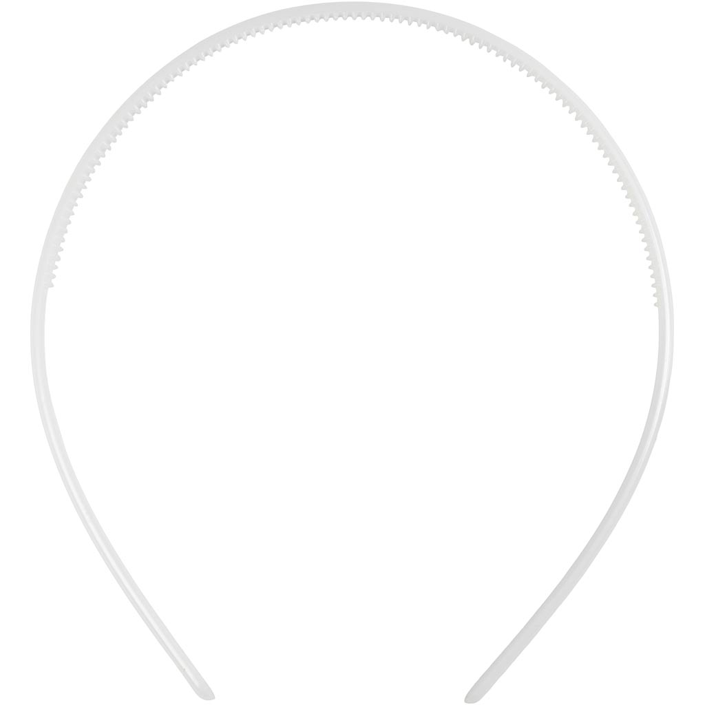 Juuksepaelad, W: 8 mm, valge, 20 tk/ 1 pakk - Image 4