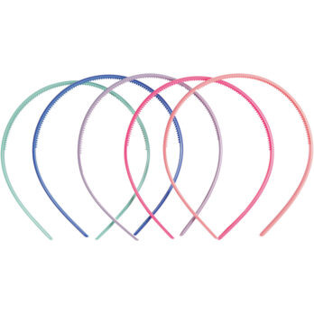 Juuksepaelad, W: 8 mm, erinevad värvid, 5 tk/ 1 pakk