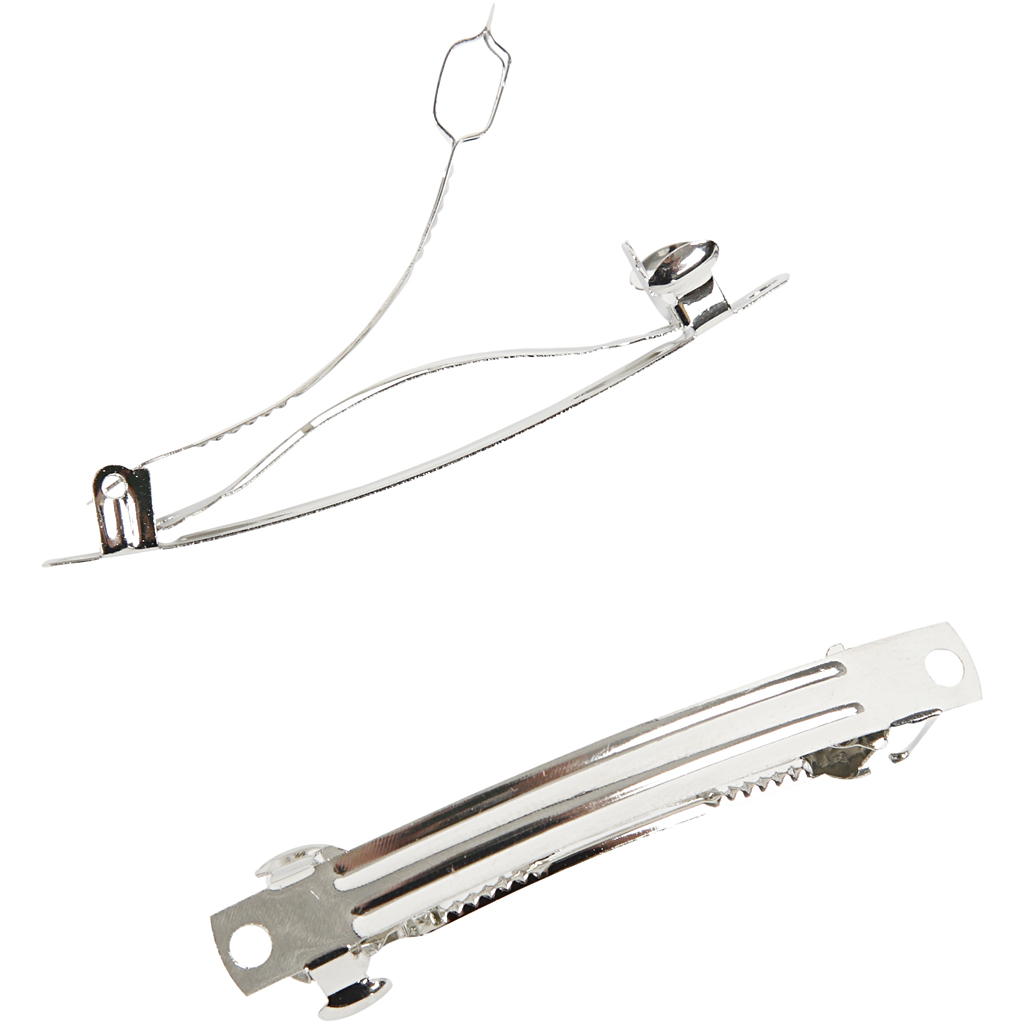 Tangad, L: 6 cm, W: 6 mm, hõbetatud, 20 tk/ 1 pakk - Image 3