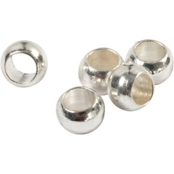 Crimp helmed, diameeter. 2,5 mm, hõbedane, 100 tk/ 1 pakk