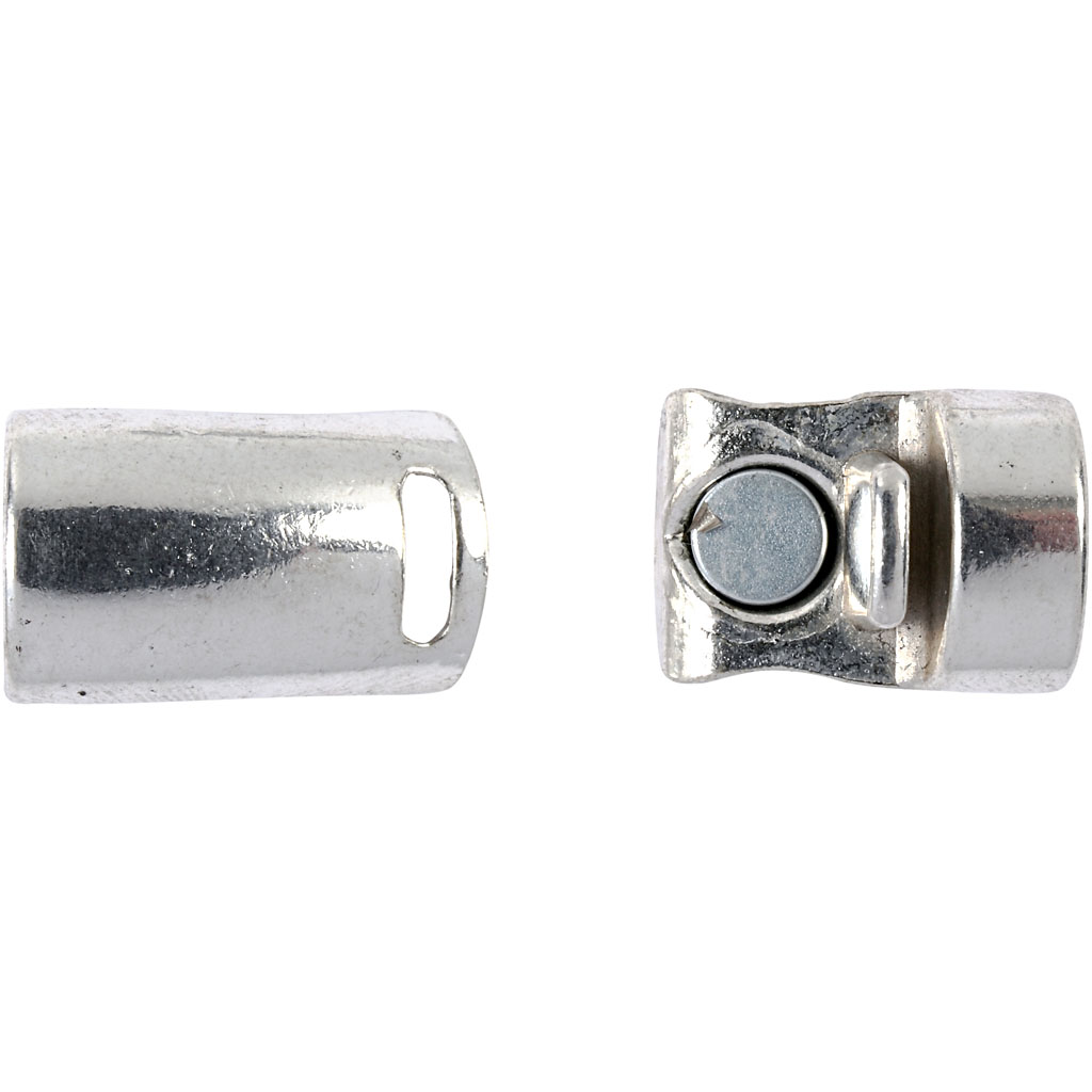 Magnetkinnitus, diameeter. 26 mm, augu suurus 10 mm, antiikhõbe, 1 tk. - Image 7