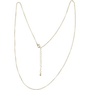 Kett, L: 80 cm, diameeter. 1 mm, kullatud, 1 tk.