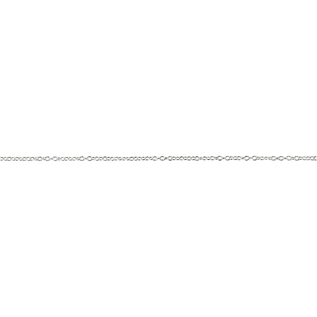 Kett, W: 2 mm, hõbetatud, 20 m/ 1 tk