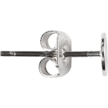 Kõrvarõngad, L: 13 mm, hõbetatud, 100 tk/ 1 pakk