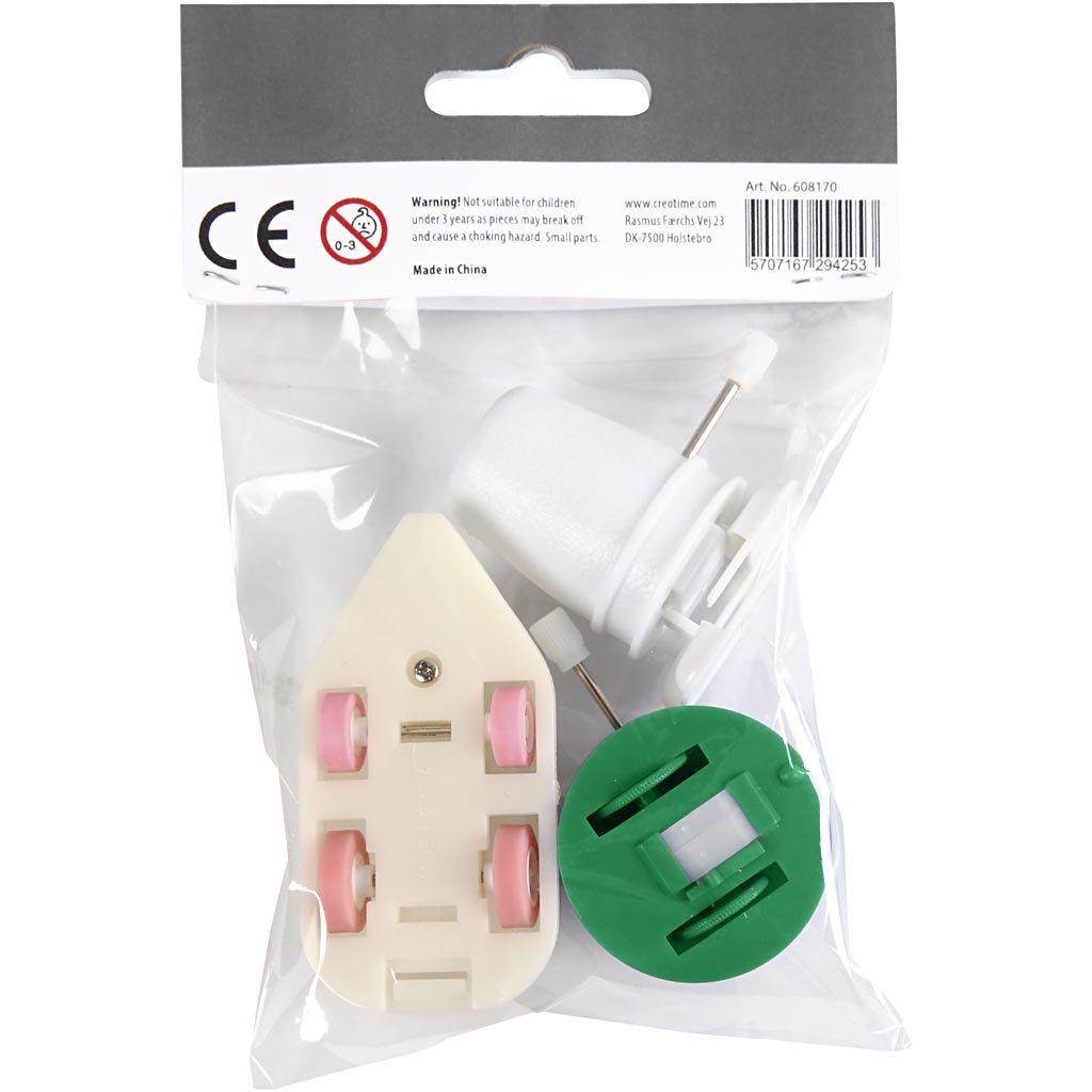 Mehaanilised figuurid, H: 30+35+45 mm, 3 tk/ 1 pakend - Image 3