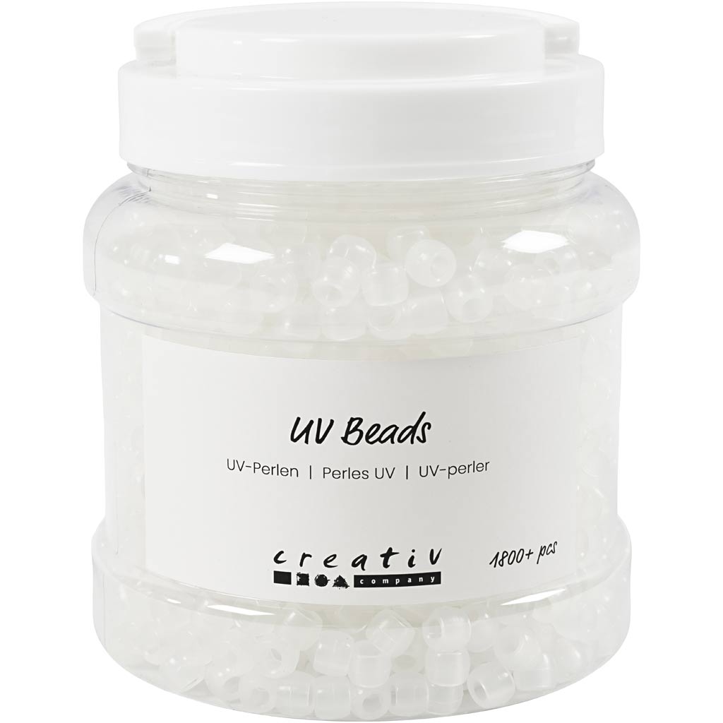 UV helmed, L: 6 mm, diameeter. 8 mm, augu suurus 4 mm, ca. 1800+ tk, värvivalik, 320 g, 700 ml/ 1 tuub.