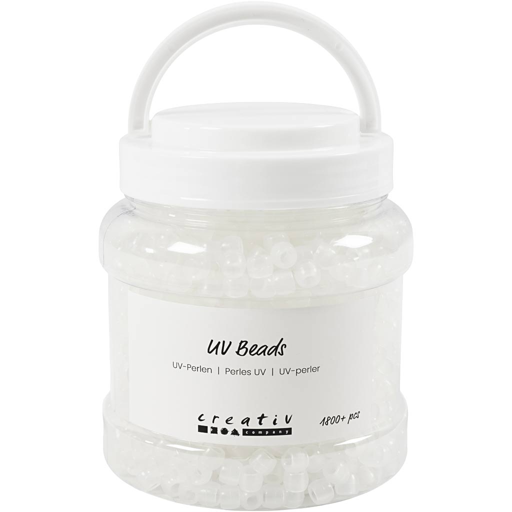 UV helmed, L: 6 mm, diameeter. 8 mm, augu suurus 4 mm, ca. 1800+ tk, värvivalik, 320 g, 700 ml/ 1 tuub. - Image 3