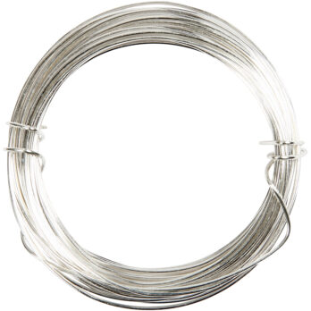 Hõbetatud traat, paksus 0,4 mm, hõbetatud, 20 m/ 1 rull