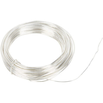 Metalltraat, paksus 1 mm, hõbetatud, 4 m/ 1 rull