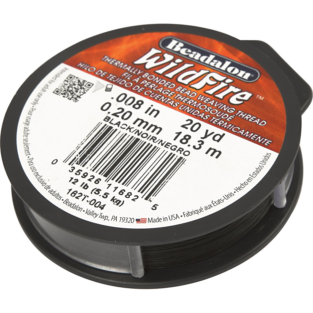 Ehtedraat, paksus 0,2 mm, must, 18,30 m/ 1 rull