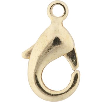 Karabiinid, L: 10,1 mm, kullatud, 5 tk/ 1 pakk