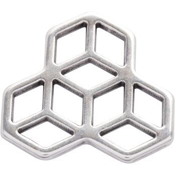 Ehted ripats, diameeter. 30 mm, hõbetatud, 1 tk