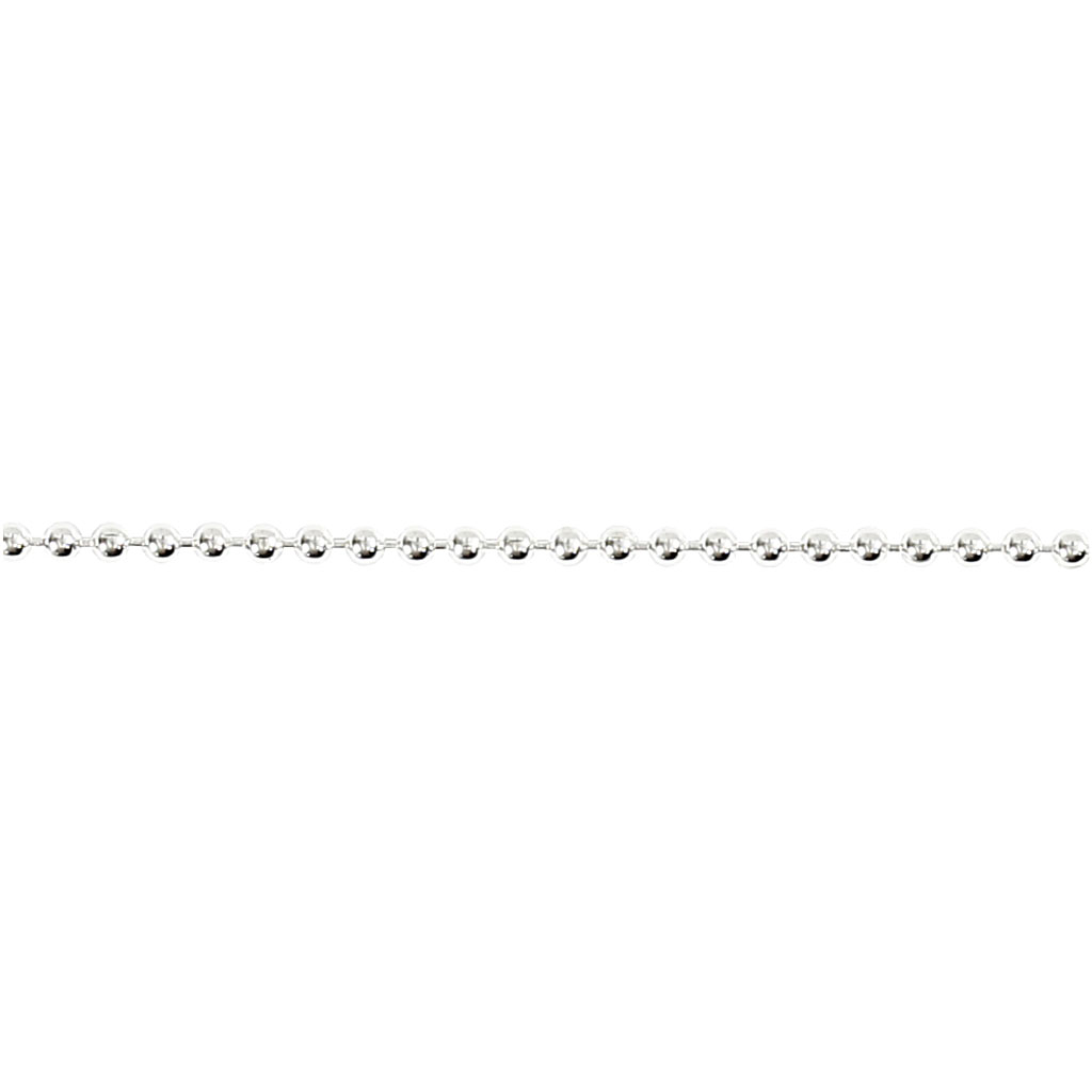 Helmekett, diameeter. 1,5 mm, hõbetatud, 1 m/ 1 pakk - Image 3