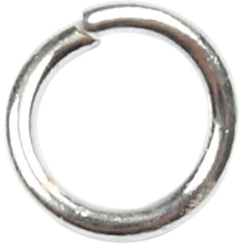 Jump Ring, suurus 4,4 mm, paksus 0,7 mm, hõbetatud, 500 tk/ 1 pakk