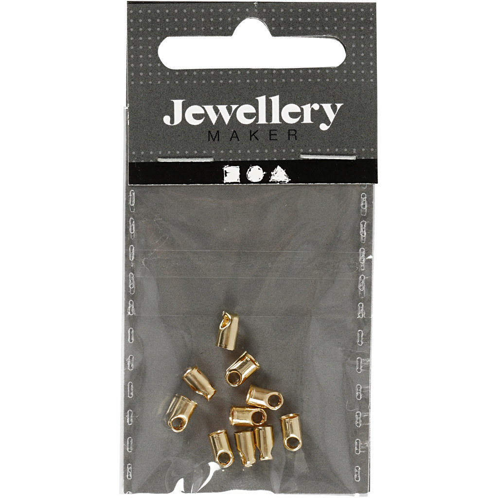 Otsakork, kuldset värvi, 10 tk/ 1 pakk - Image 2