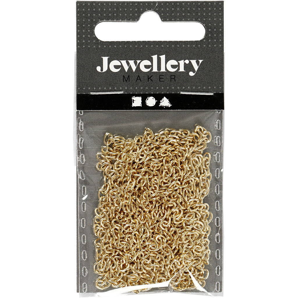 Kett, W: 2 mm, kullatud, 2 m/ 1 pakk - Image 2