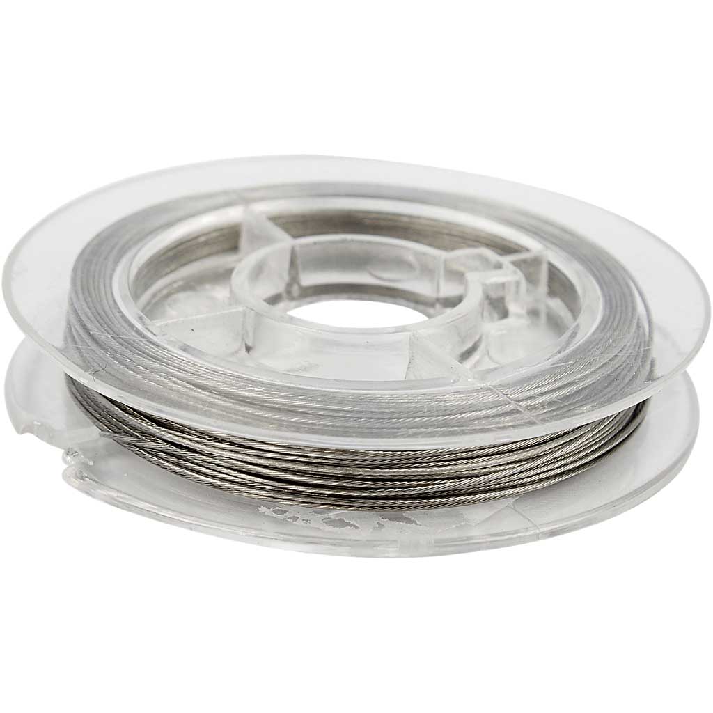 Helmetraat, paksus 0,38 mm, hõbedane, 10 m/ 1 rull