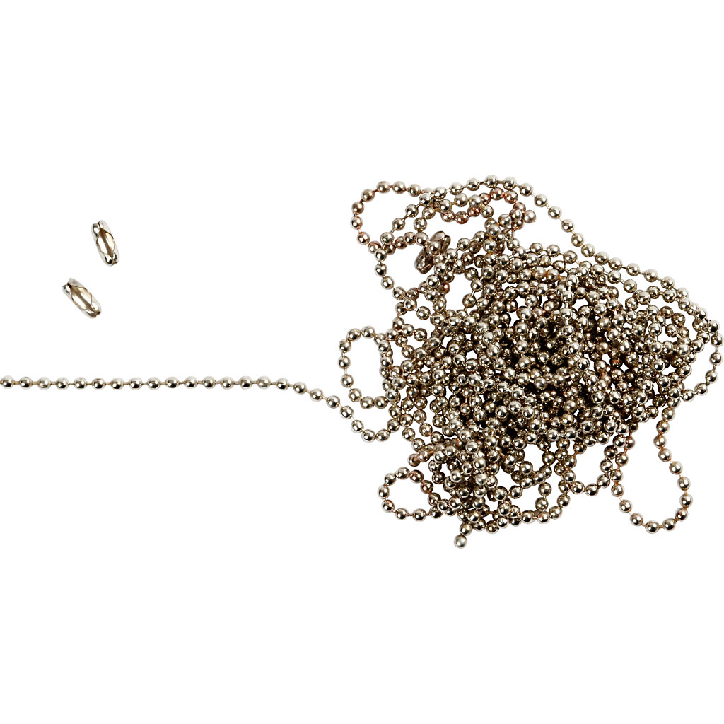 Helmekett, diameeter. 1,5 mm, hõbetatud, 3 m/ 1 rull - Image 4