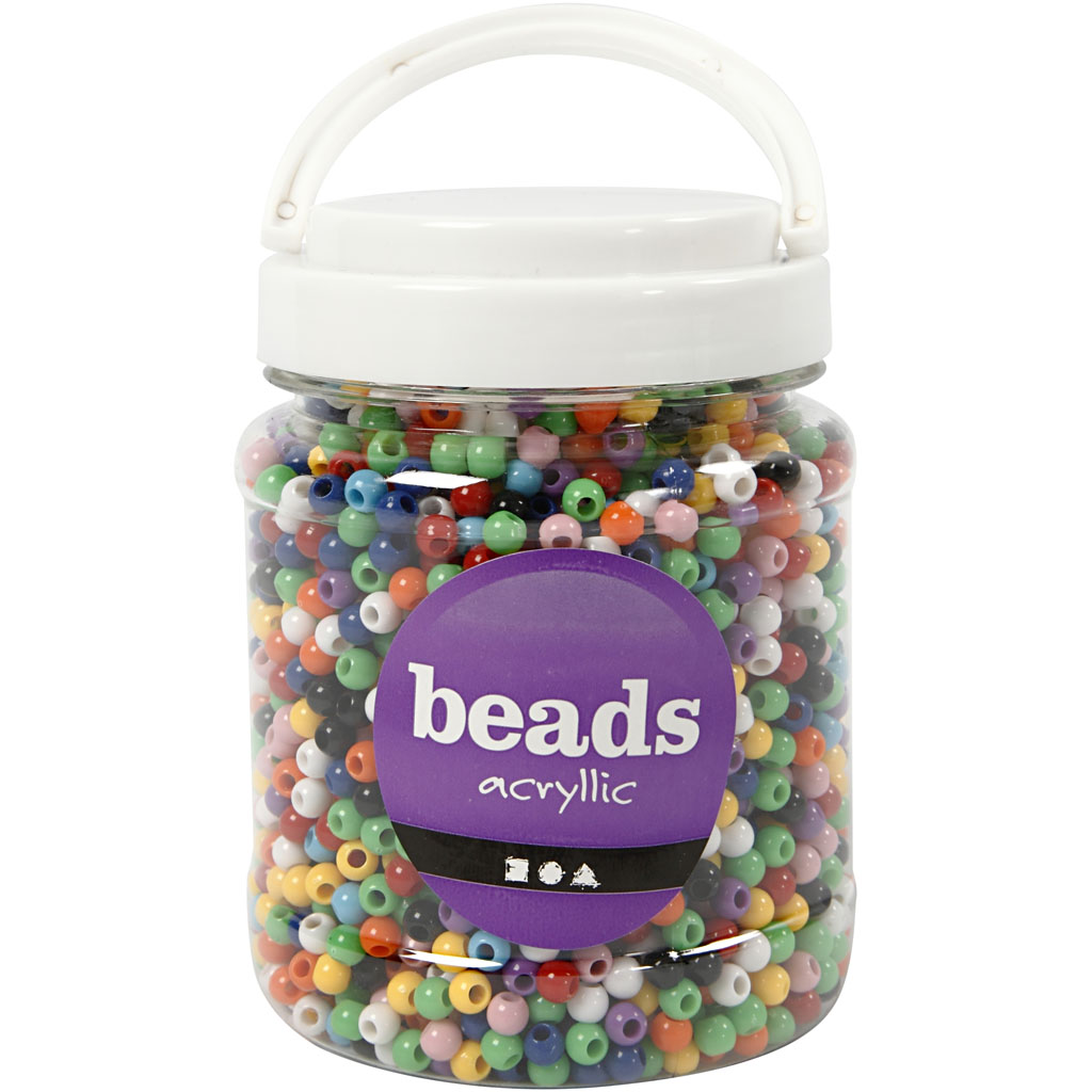 Poni helmed, diameeter. 6 mm, augu suurus 3 mm, ca. 3830 tk, värvivalik, 425 g, 700 ml/ 1 tuub. - Image 2