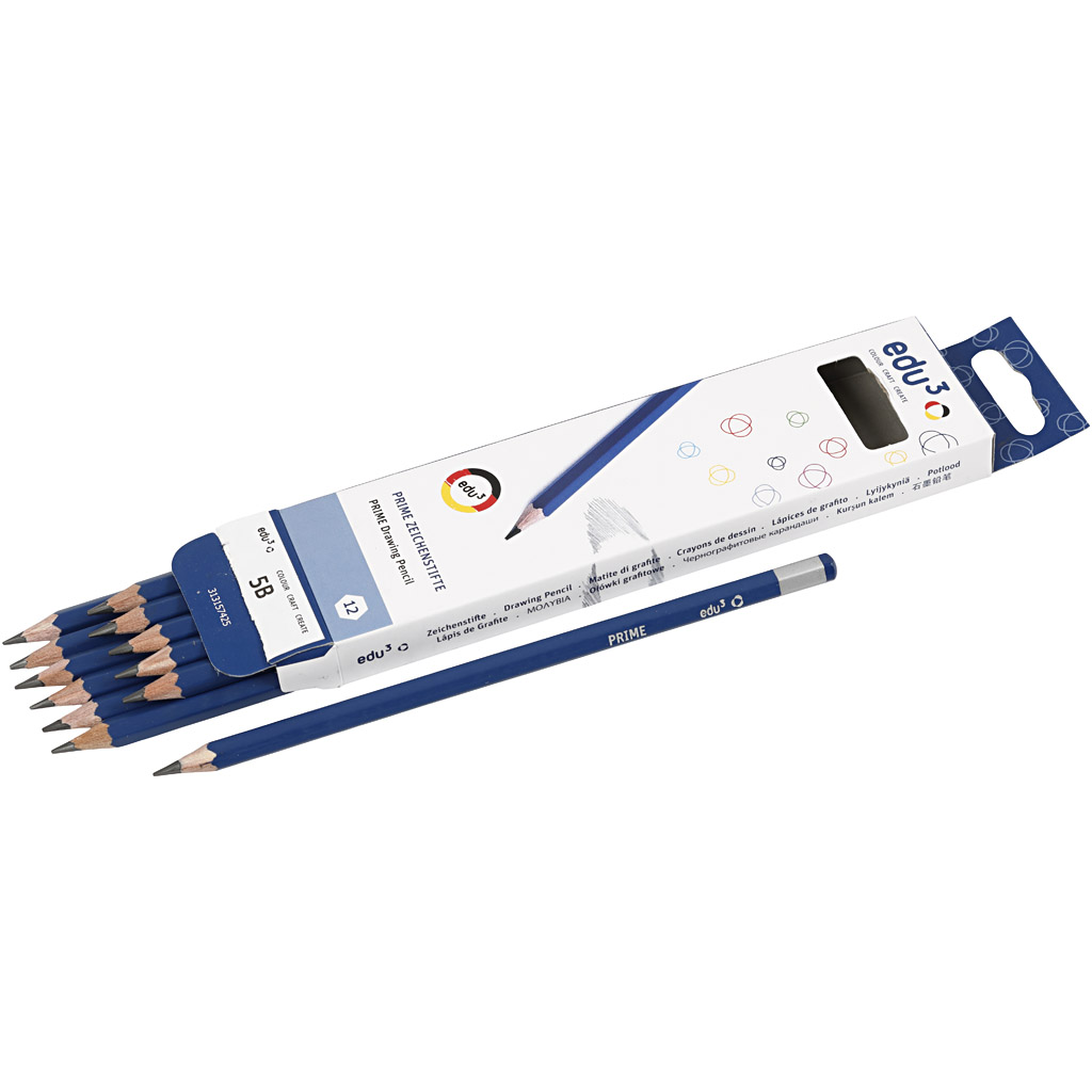 edu joonistuspliiats, 5B, 12 tk/ 1 pakk