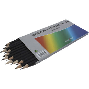 Joonistuspliiats, B,2B,4B,5B,6B,8B,9B,HB,H,2H,3H,4H, 12 tk/ 1 pakk