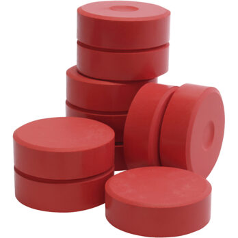 Tempera akvarellvärvid, H: 19 mm, diameeter. 57 mm, punane, 10 tk/ 1 pakk