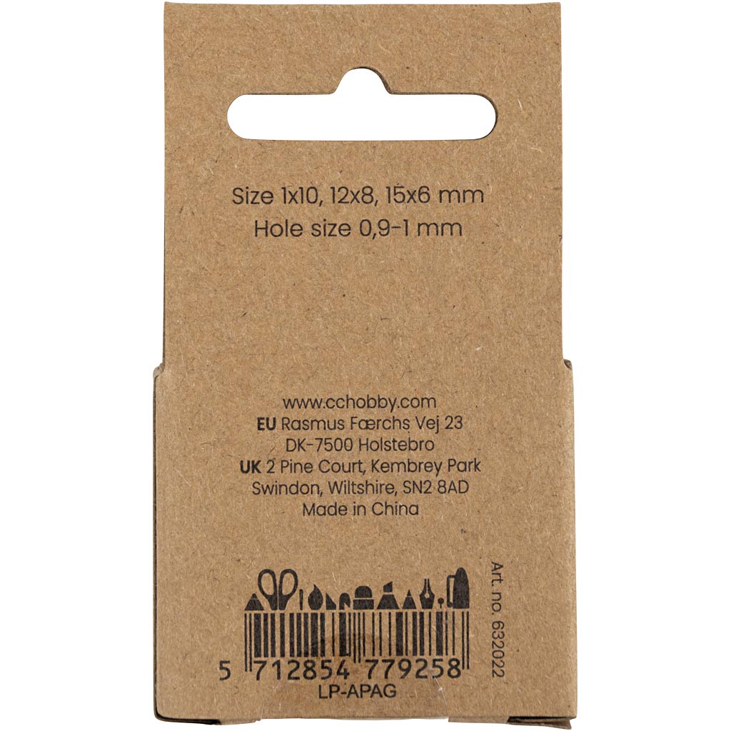 Akaatsed kivihelmed, diameeter. 6+8+10 mm, augu suurus 0,9-1 mm, läbipaistev hall, 28 tk/ 1 pakk - Image 3