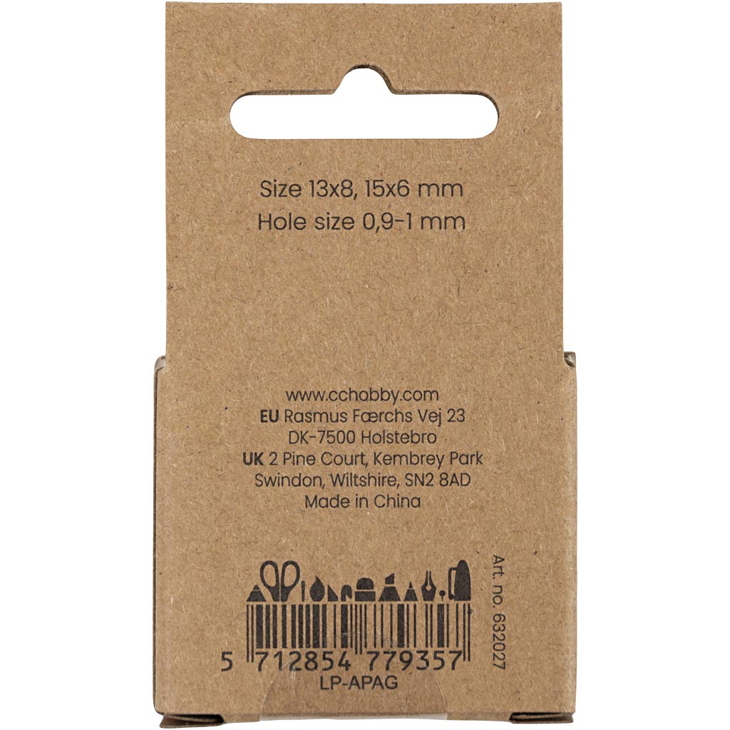 Akaatsed kivihelmed, diameeter. 13+15 mm, augu suurus 0,9-1 mm, läbipaistev roheline, 28 tk/ 1 pakk - Image 3