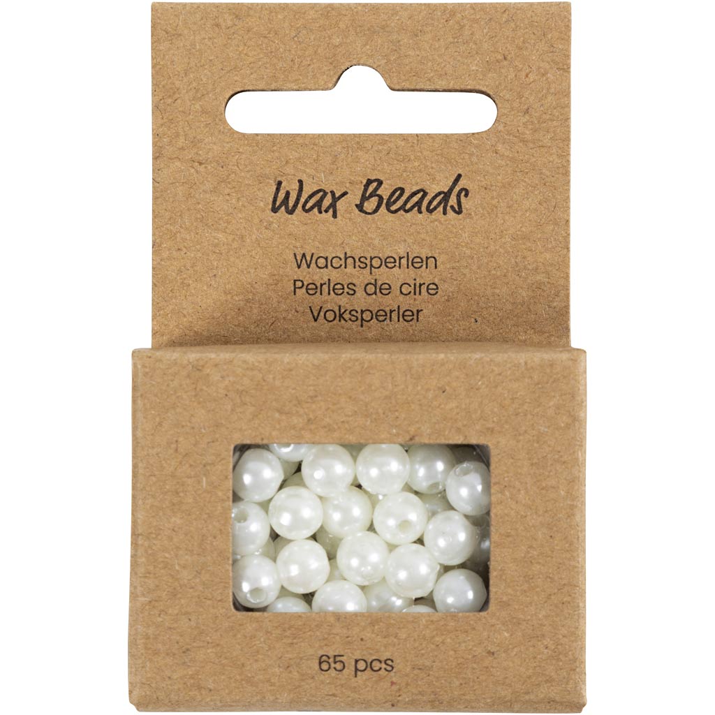 Vahahelmed, diameeter. 6 mm, augu suurus 1,9 mm, pärlmutter, 65 tk/ 1 pakk - Image 2