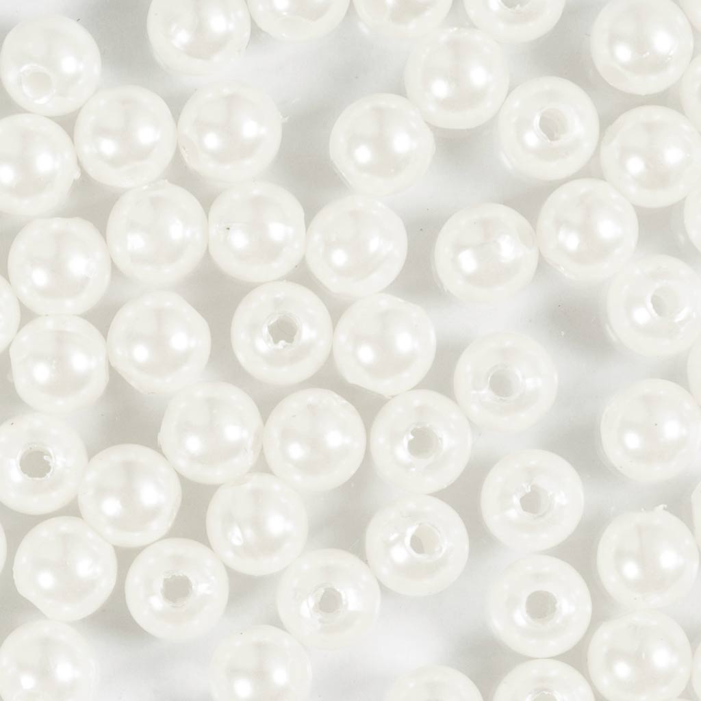 Vahahelmed, diameeter. 6 mm, augu suurus 1,9 mm, pärlmutter, 65 tk/ 1 pakk - Image 5