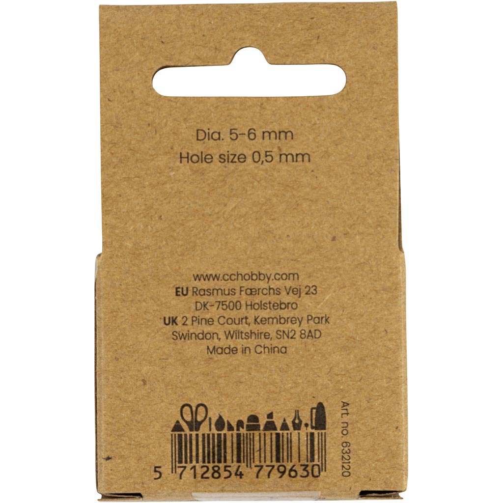 Mageveepärlid, diameeter. 5-6 mm, augu suurus 0,5 mm, pärlmutter värvid, 60 tk/ 1 pakk - Image 3