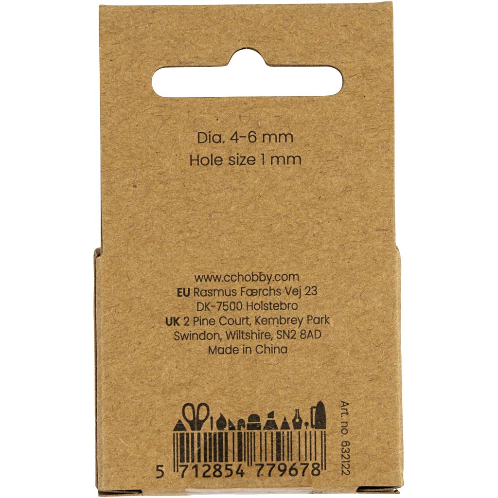 Mageveepärlid, perforeeritud ristisuunas, diameeter. 4-6 mm, augu suurus 1 mm, pärlmutter, 55 tk/ 1 pakk - Image 3