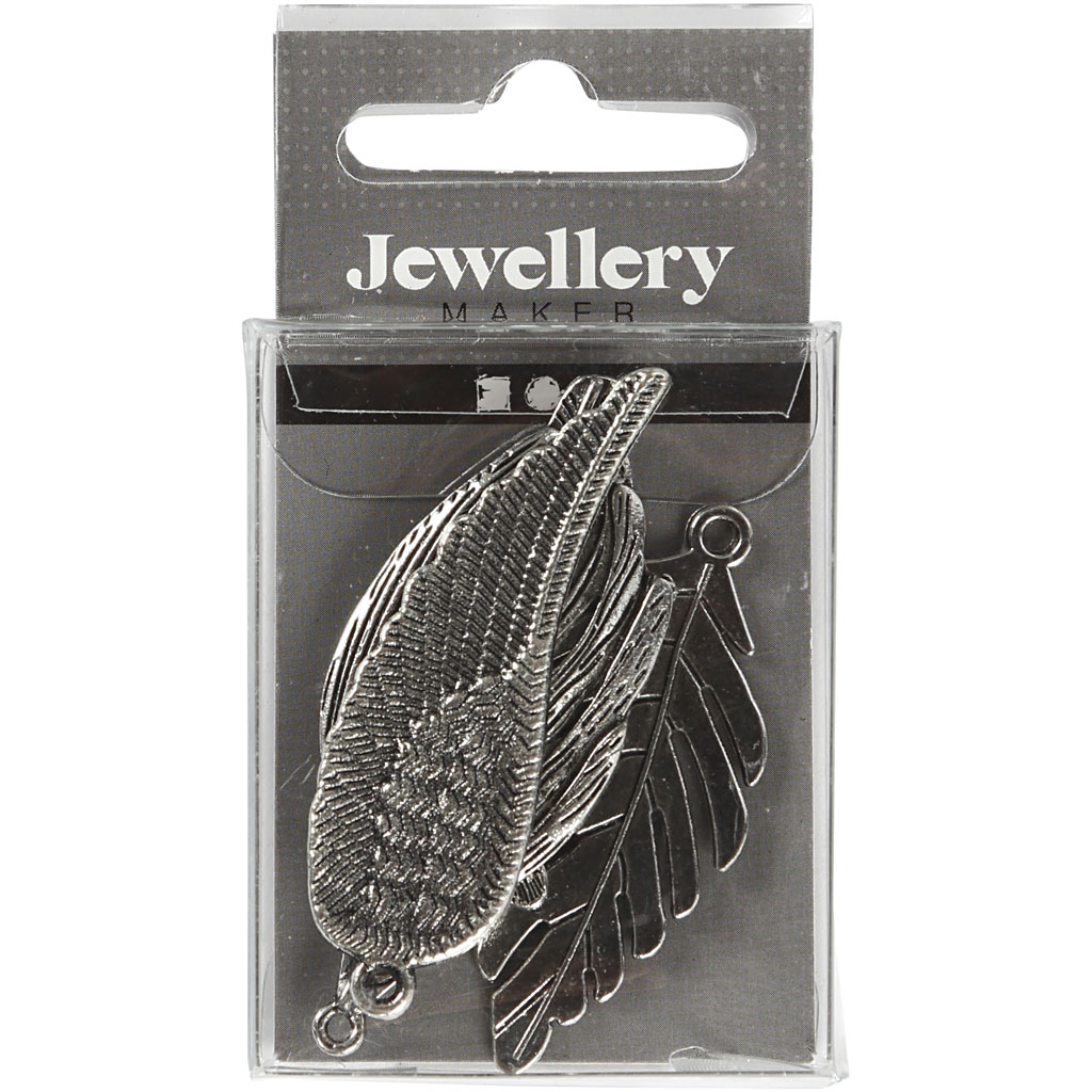 Sulg, suurus 29-55 mm, augu suurus 12-20 mm, antiikhõbe, 4 tk/ 1 pakk - Image 2