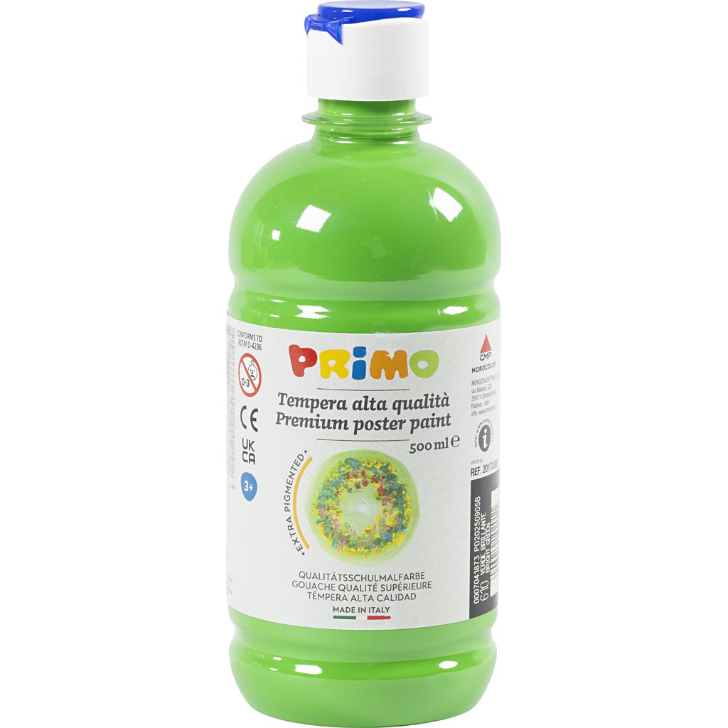 Plakatvärv Matte, roheline, 500 ml/ 1 pudel