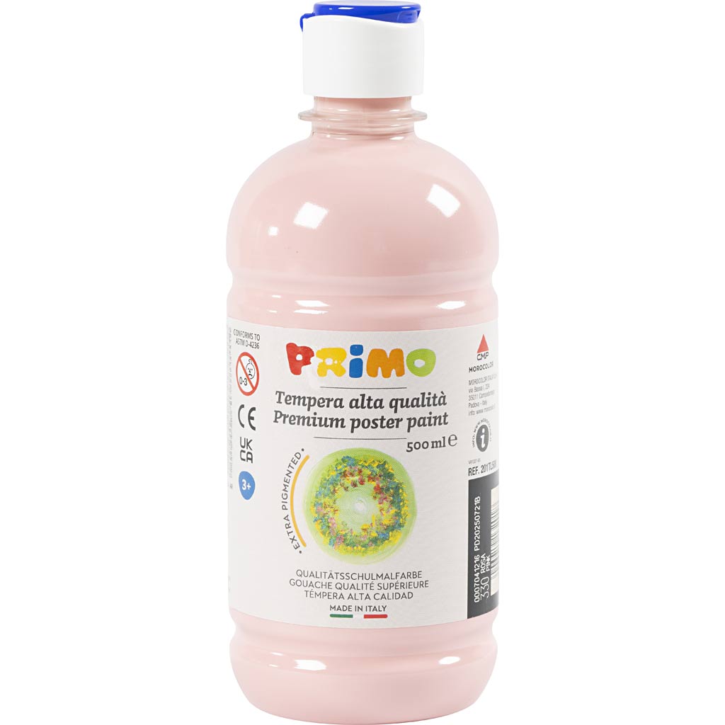 Plakatvärv Matte, roosa, 500 ml/ 1 pudel