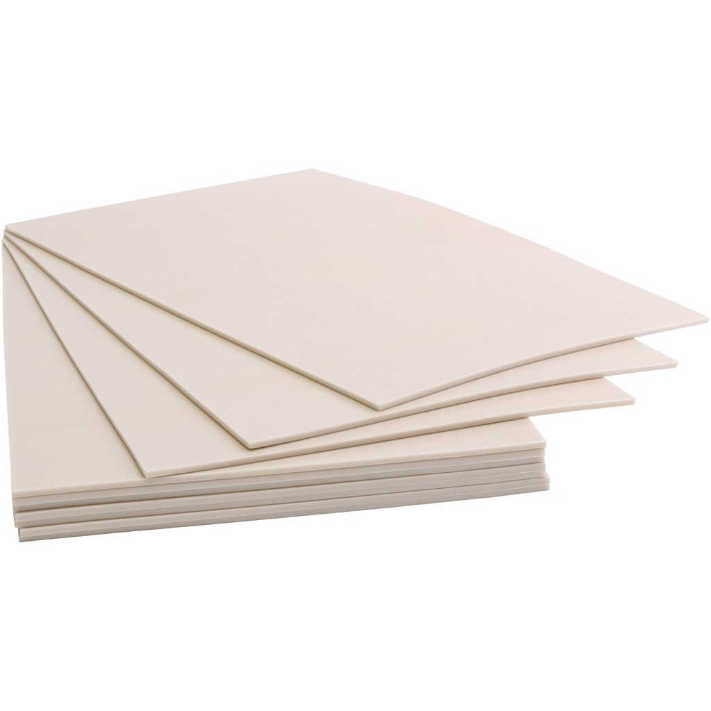 Lino plaadid, pehmed, suurus 20x30 cm, paksus 3 mm, 10 tk/ 1 pakk