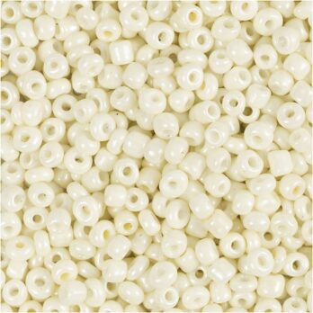 Seed Beads, dia. 3 mm, suurus 8/0, augu suurus 0,6-1,0 mm, pärlmutter, 25 g/ 1 pakk