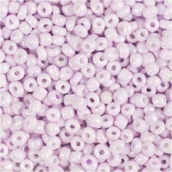 Seed Beads, dia. 3 mm, suurus 8/0, augu suurus 0,6-1,0 mm, pehme roosa, 25 g/ 1 pakk