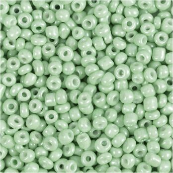 Seed Beads, dia. 3 mm, suurus 8/0, augu suurus 0,6-1,0 mm, heleroheline, 25 g/ 1 pakk