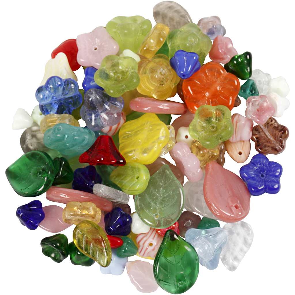 Klaashelmed, lehed, lilled, dia. 6-17 mm, augu suurus 0,5-1,5 mm, värvivalik, 60 g/ 1 pakk - Image 4